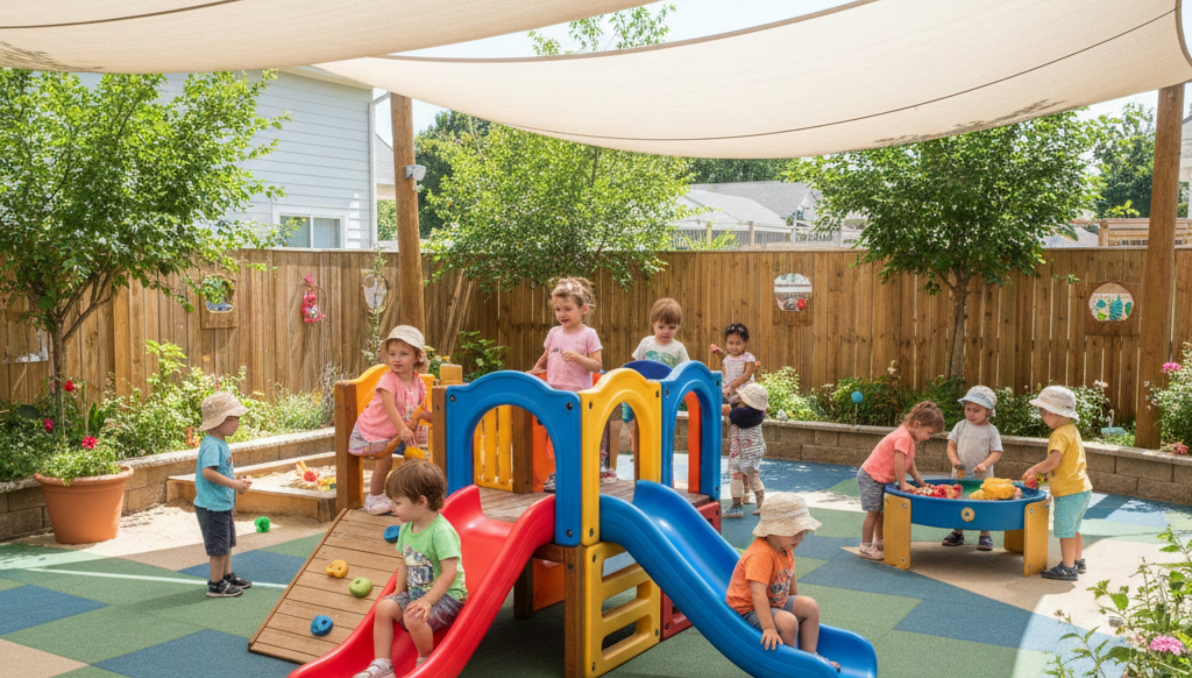 Outdoor Play Area and Equipment Ideas for Nursery and Preschool Kids