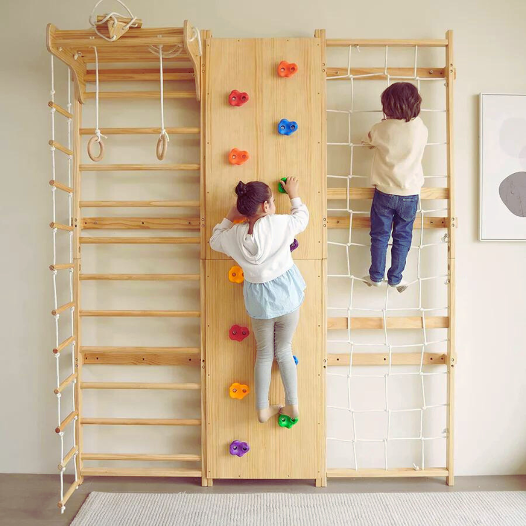 9-in-1 Swedish Ladder Wall Gym: Fitness and Fun