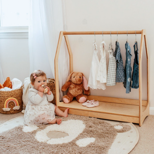 Montessori Kids Clothing Rack: Organize with Style