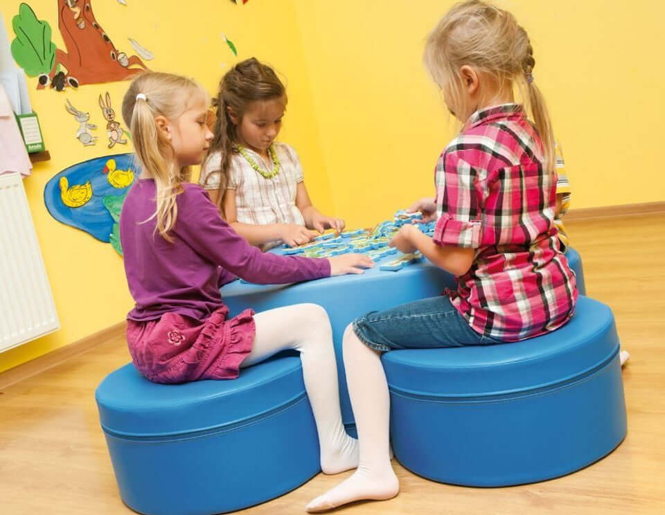 Soft Play Pac Man Seating Set: Fun Design for Kids