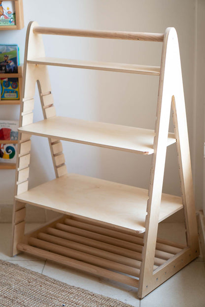 Adjustable Shelving Unit for Kids Toys and Storage Boxes