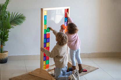 Kids Interactive Magnetic and Acrylic board with Detachable Frame