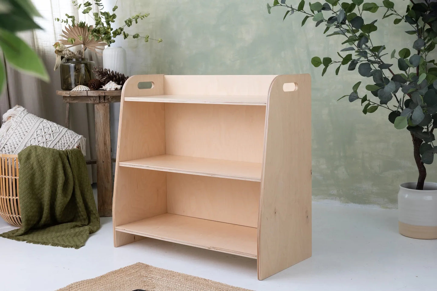 Enhance Playtime Handcrafted Toy Shelf for Kids Rooms