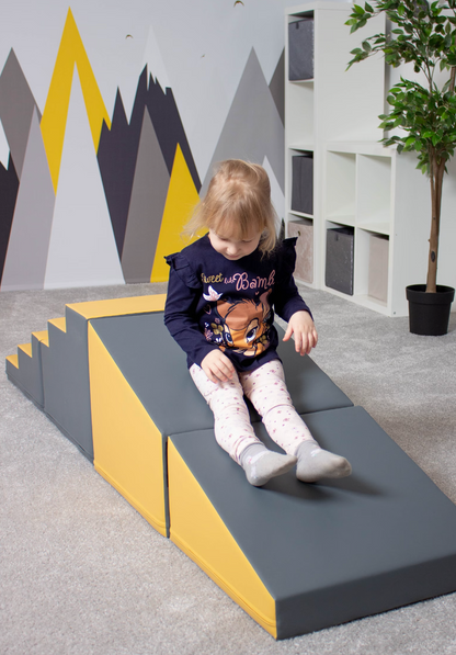 Soft Play Double Fun: Steps and Slide Combo