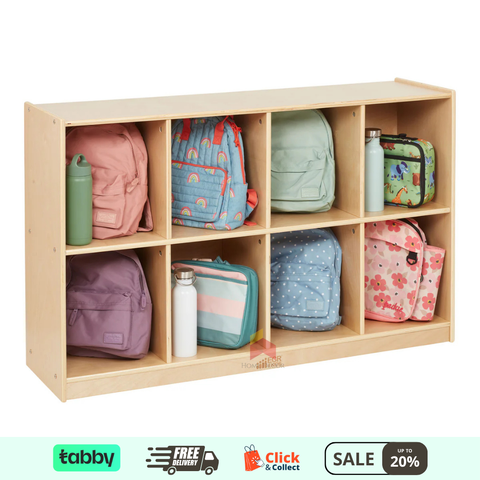 Backpack Storage Cabinet | 8 Compartments