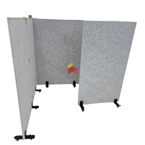 Movable Room Divider with Wheels