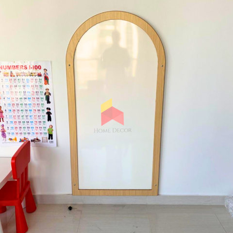 Arch Shaped White Board