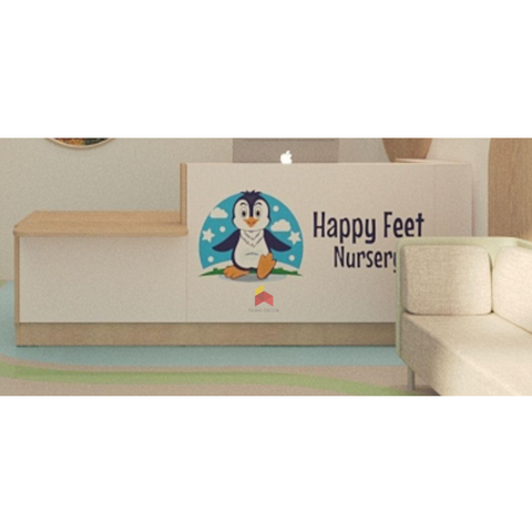 Happy Feet Nursery Reception Desk