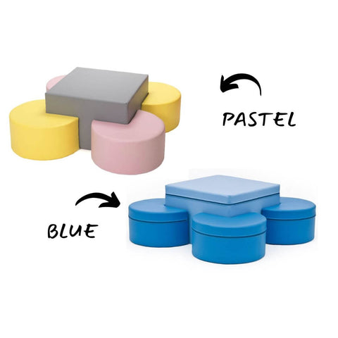 Soft Play Pac Man Seating Set: Fun Design for Kids Home Decor