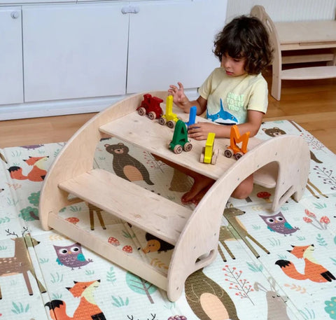 2-in-1 Seesaw &amp; Montessori Table