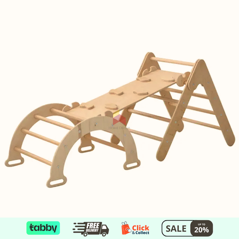 Pikler Set | Foldable Triangle | Ramp | Arch | 3 in 1