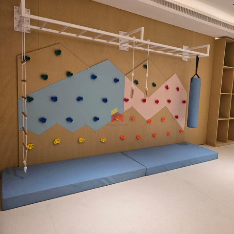 XL Monkey Bar with Mountain Climbing Wall Panels