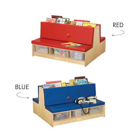 Double Sided Bench Seating With Open Cubbies