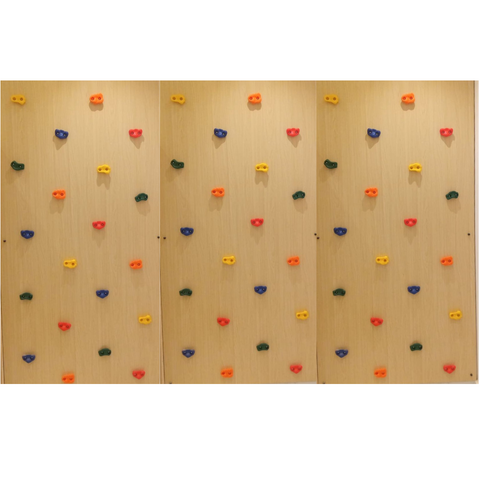 Climbing Wall: Active Fun for Playtime - Triple Panel Home Decor