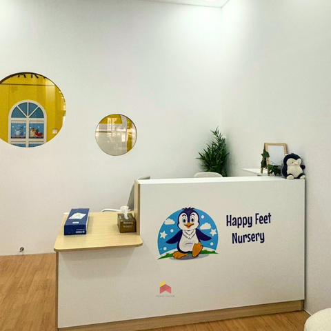 Happy Feet Nursery Reception Desk