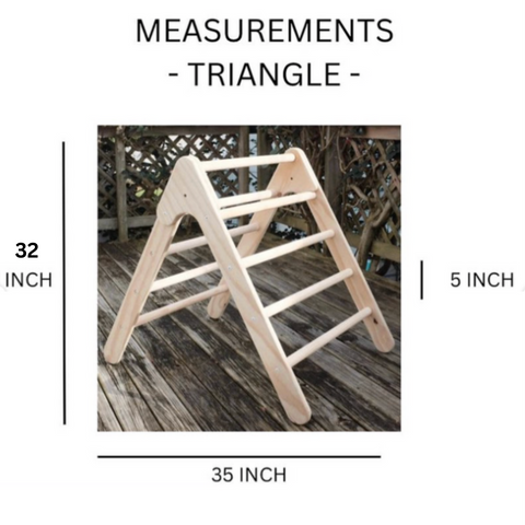 Foldable Climbing Triangle: Active Play for Kids Home Decor