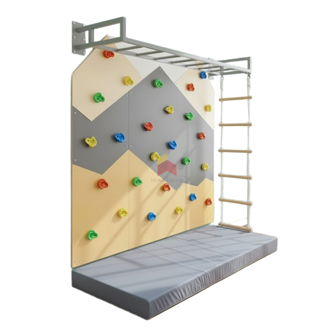Monkey Bar with Mountain Climbing Wall Panels