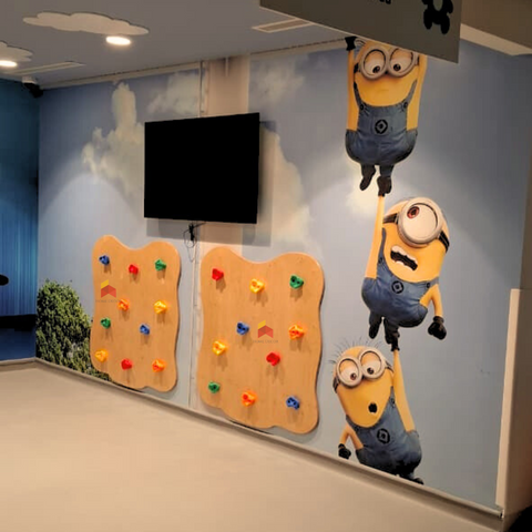 Junior Wooden Climbing Wall | Single Panel