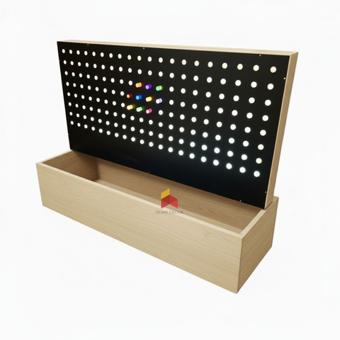 Giant Light Peg Board With Acrylic Rods | Light Panel Sensory Wall