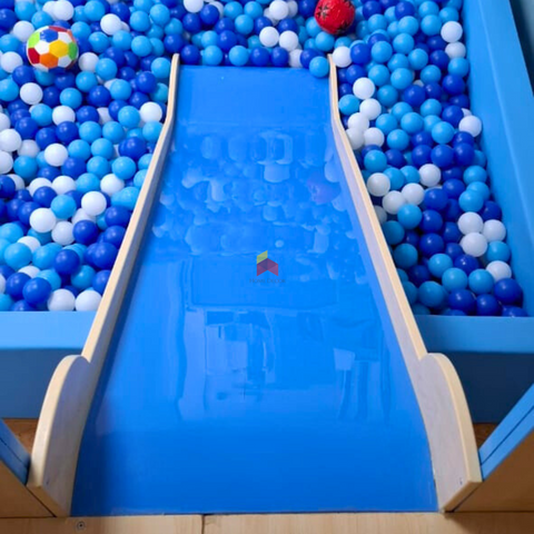 Indoor Play House With Slide And Ball Pool