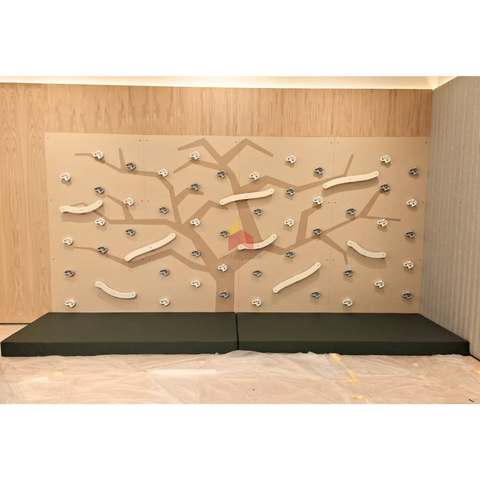 Woodland Climbing Wall | Art Work | XL Climbing Wall | Crash Mattress