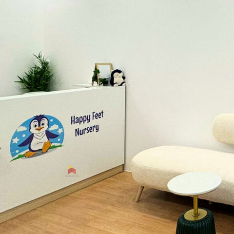 Happy Feet Nursery Reception Desk
