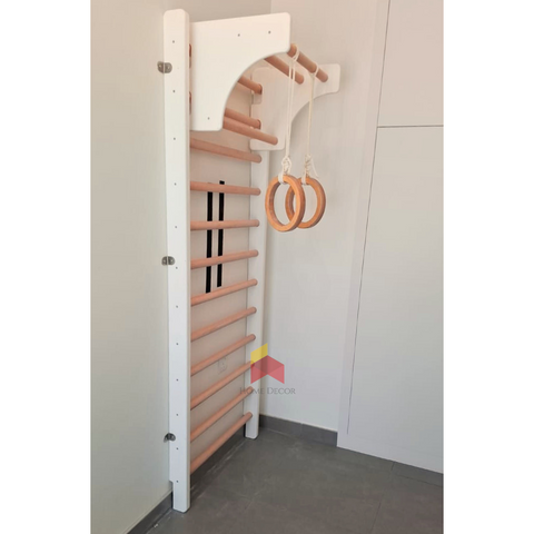 Swedish Ladder | Classic | Adjustable Heights | White