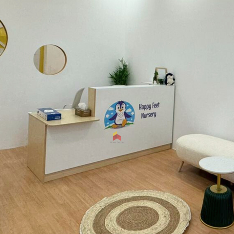 Happy Feet Nursery Reception Desk
