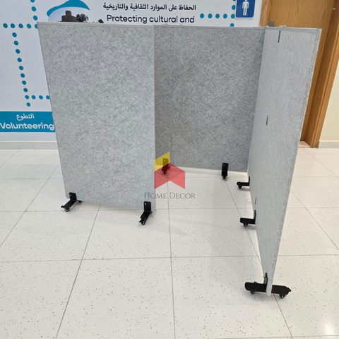 Movable Room Divider with Wheels