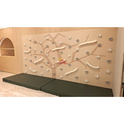 Woodland Climbing Wall | Art Work | XL Climbing Wall | Crash Mattress