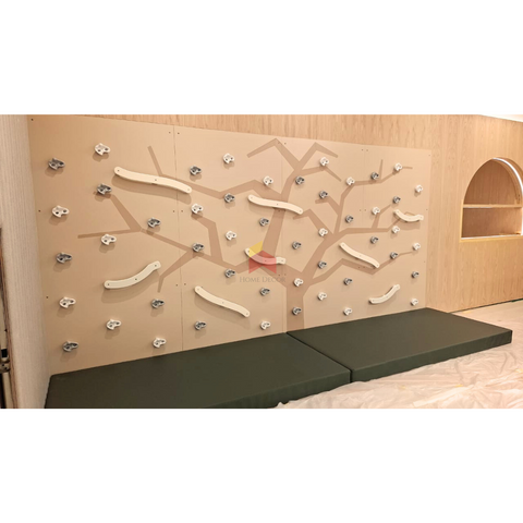 Woodland Climbing Wall | Art Work | XL Climbing Wall | Crash Mattress