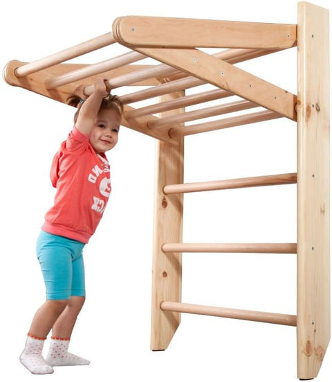 Wooden Swedish Ladder Gymnastic Wall - Home Decor Kids