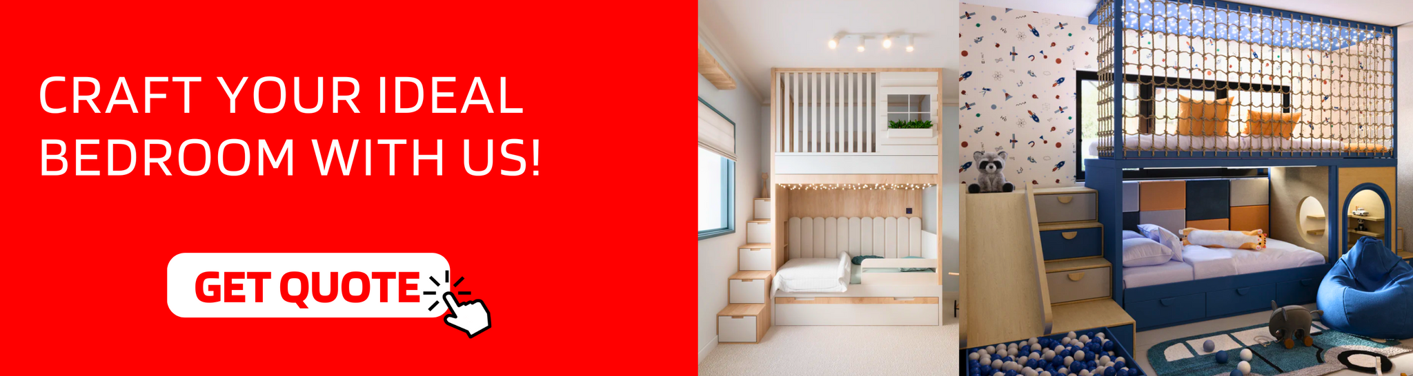 Kids Bedroom Design Banner