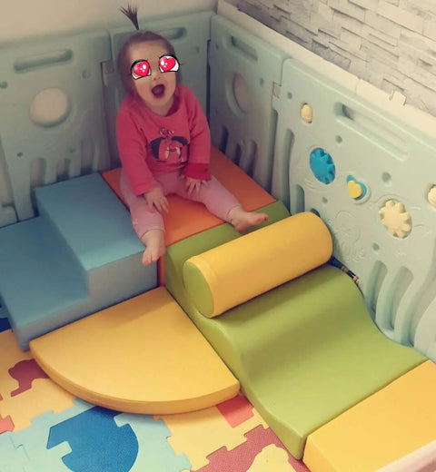 Soft Play Pastel Color Set: Safe and Colorful Fun Soft Play Home Decor 