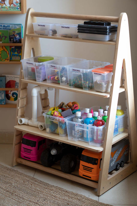 Adjustable Shelving Unit for Kids Toys and Storage Home Decor