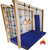 Kids climbing wall with Swedish ladder and gym rings in Dubai