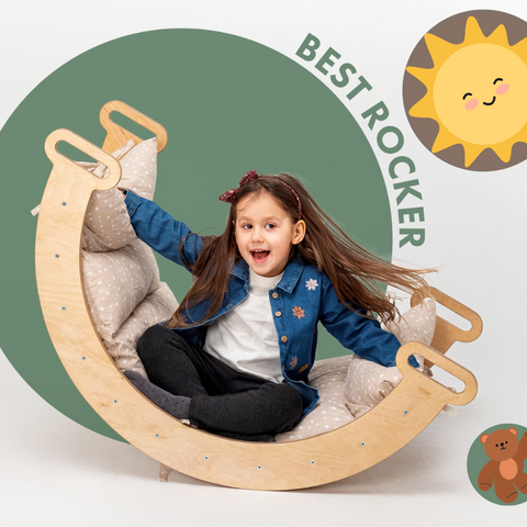 Climbing Arch Rocker: Active Play for Kids Home Decor