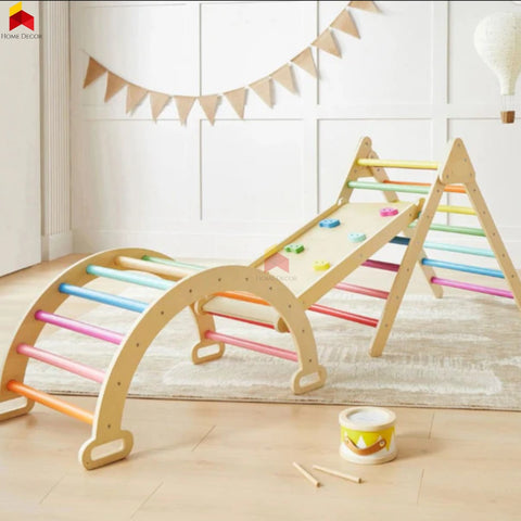 Rainbow Pikler Triangle SET