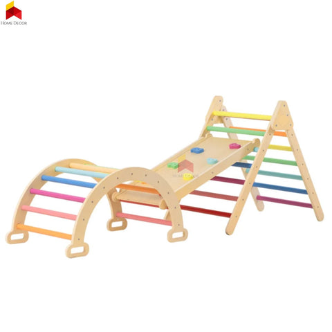 Rainbow Pikler Triangle SET