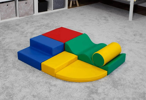 Soft Play Pastel Color Set: Safe and Colorful Fun Soft Play Home Decor Rainbow 