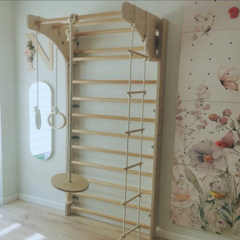 Swedish Ladder: Classic Fitness and Fun Home Decor