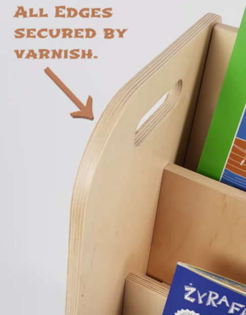 WOODEN Montessori bookshelf Home Decor Kids