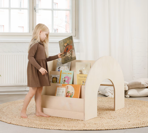 Wooden Bookself Desk 3 IN 1 Home Decor Kids