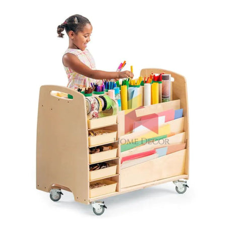 Multi Task Art Storage Trolley Type 1