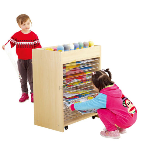 Craft Drying Rach With Storage On Top