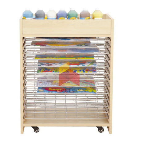 Craft Drying Rach With Storage On Top