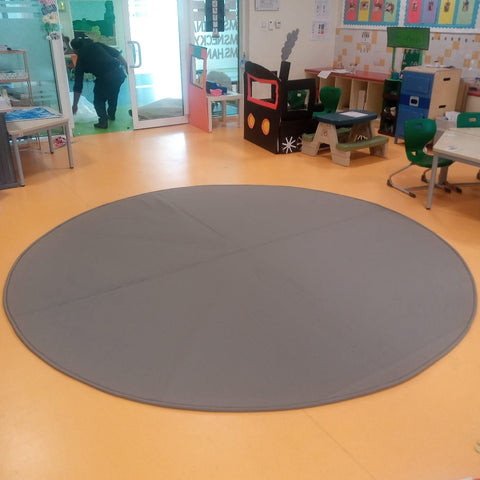 Round Rexene Mat: Double-Sided Comfort Home Decor