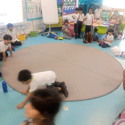 Round Rexene Mat: Double-Sided Comfort Home Decor