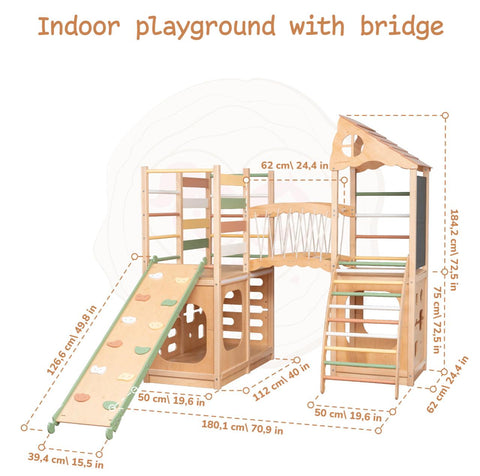 Indoor Playground Structure: Fun and Safe Play Area Home Decor