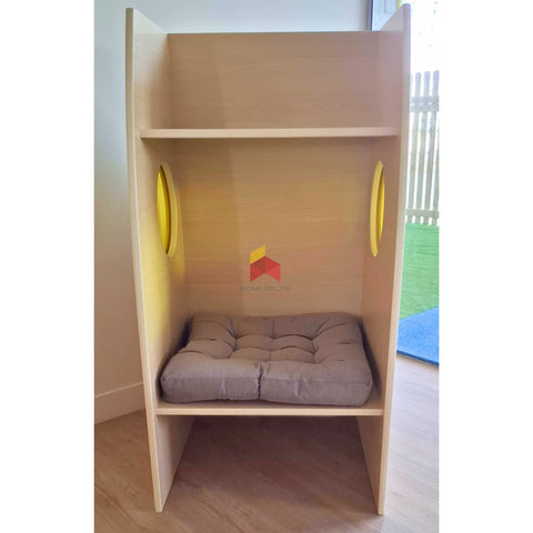 Wooden Study Unit | Seat With Book Storage | Combo